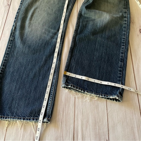Rare Vintage Cremieux Jeans Men’s 32x32 Blue Denim Relaxed Baggy Whiskering - Picture 16 of 16